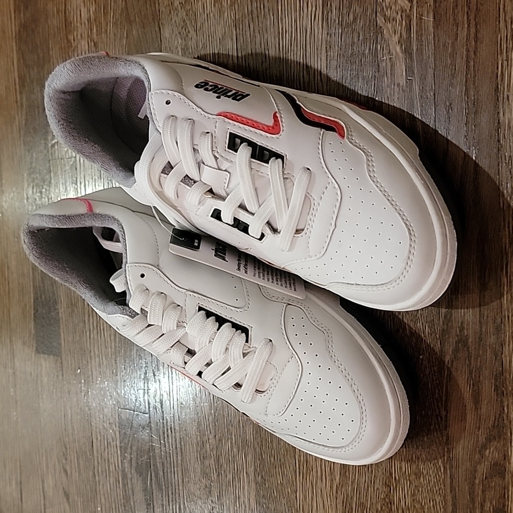 PRINCE SNEAKERS SZ 9 WHITE